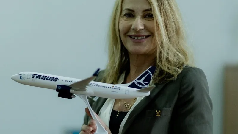Un avion TAROM va purta numele de „Nadia Comăneci” - Foto: Facebook/TAROM