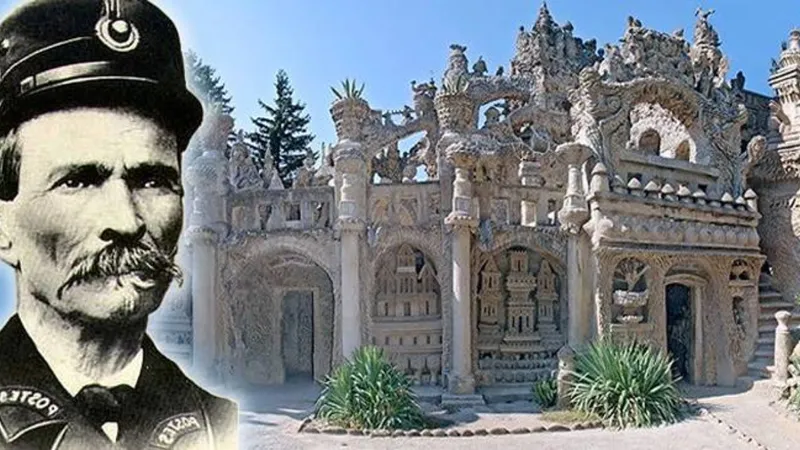 Ferdinand Cheval și Palatul Ideal - Foto: Colaj