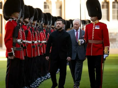Zelenski în Marea Britanie Foto:  Profimedia