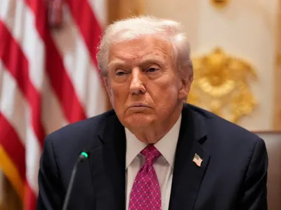 Donald Trump, la discuţia cu Zelenski de dinaintea unei cine, la Casa Albă - Foto: Profimedia Images
