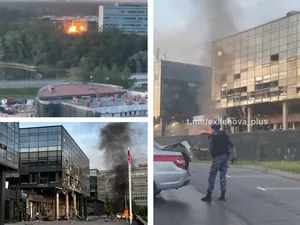 Explozii masive la Moscova. 300 de drone ucrainene au atacat „Silicon Valley” al Rusiei - Foto: X/ @GirkinGirkin