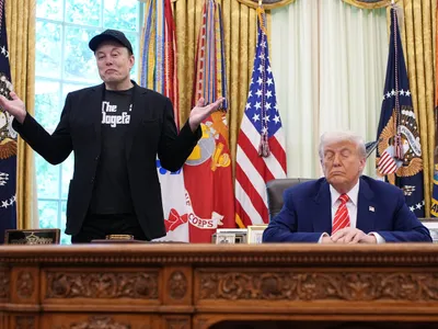 Elon Musk și Donald Trump - Foto: Profimedia images