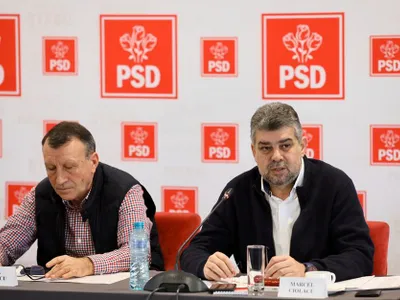 Ciolacu (dreapta), șeful interimar al PSD/FOTO: facebook.com