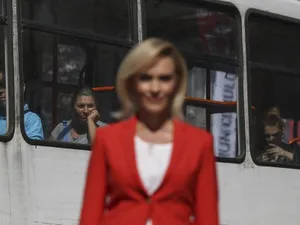 Gabriela Firea a băgat Bucureștiul în ceață Foto: INQUAM Photos/Octav Ganea
