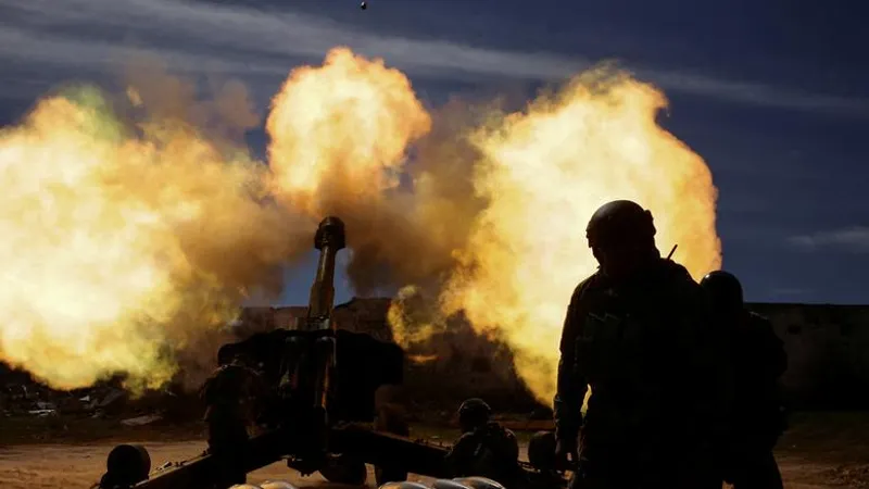 Părți din regiunea Harkov sunt supuse unui "bombardament constant", spune guvernatorul militar/FOTO: Reuters