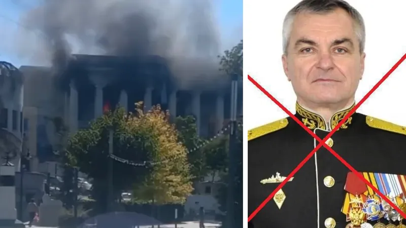 Comandantul Flotei Mării Negre a Federației Ruse, Viktor Sokolov - Foto: Twitter/ @Alfaiomi