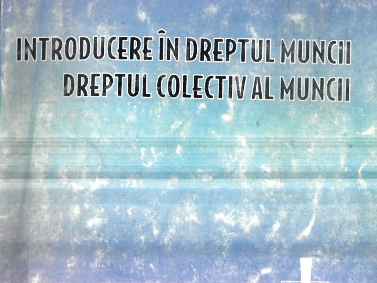 O carte a lui Dorneanu despre dreptul muncii din anul 2000