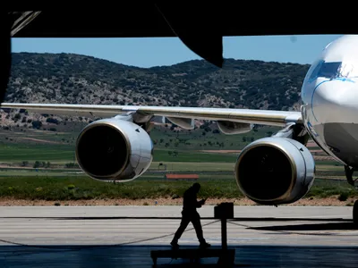 Avion parcat - Foto: Profimedia Images (Imagine cu rol ilustrativ)