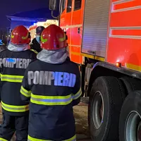 Pompierii au reușit să stingă flăcările. FOTO: ISU Prahova