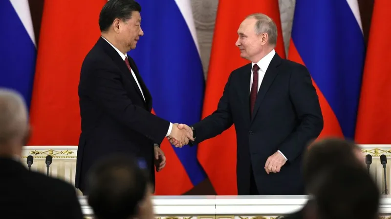 SUA spune că Xi Jinping îi asigură lui Vladimir Putin acoperire diplomatică pentru război - Foto: Profimedia Images
