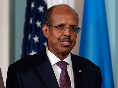 Mahamoud Ali Youssouf, Președintele Comisiei UA - Foto: Profimedia Images