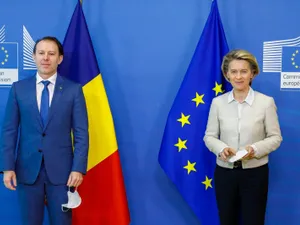 Florin Cîțu și Ursula von der Leyen Foto: Guvernul României