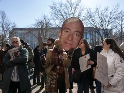 Protest față de concedierile de la Washington Post - Foto: Profimedia Images