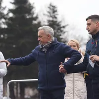 Călin Georgescu, șefa POT și George Simion - Foto: INQUAM PHOTOS / Octav Ganea