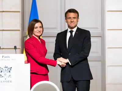 Merz, Macron și Tusk, înemn pentru moldoveni înainte de alegerile parlamentare: Ignorați-l pe Putin - Foto: Profimedia images