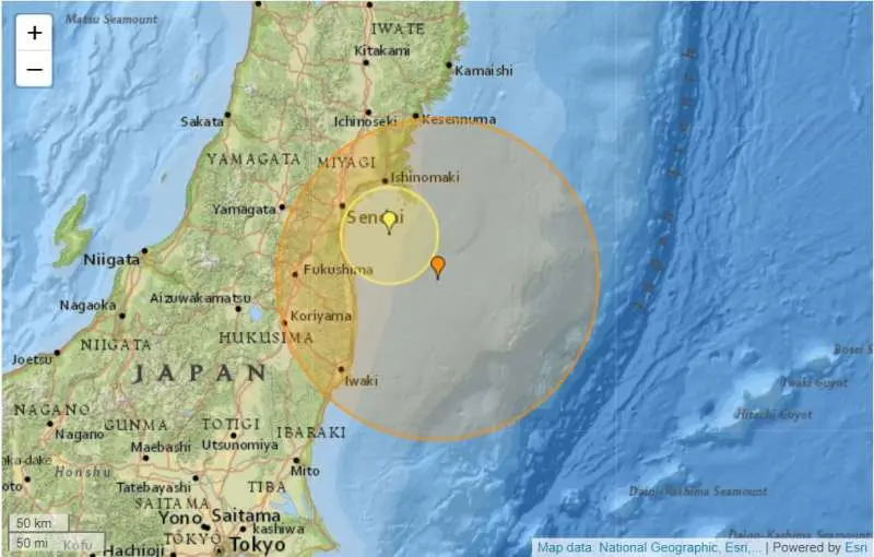 Cutremur de 6 grade pe scara Richter, în nord-estul Japoniei. / Foto: agerpres.ro