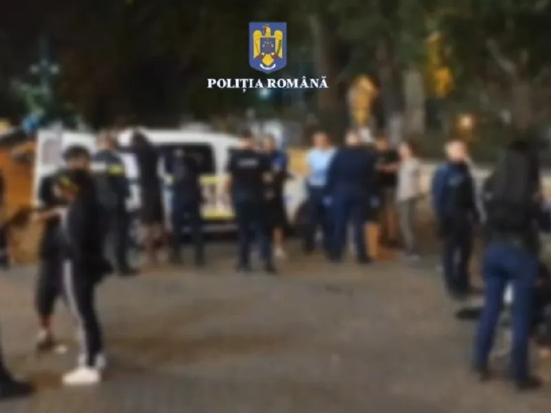 Poliția a percheziționat zeci de persoane Foto: captură video Poliția Capitalei (imagine cu rol ilustrativ)