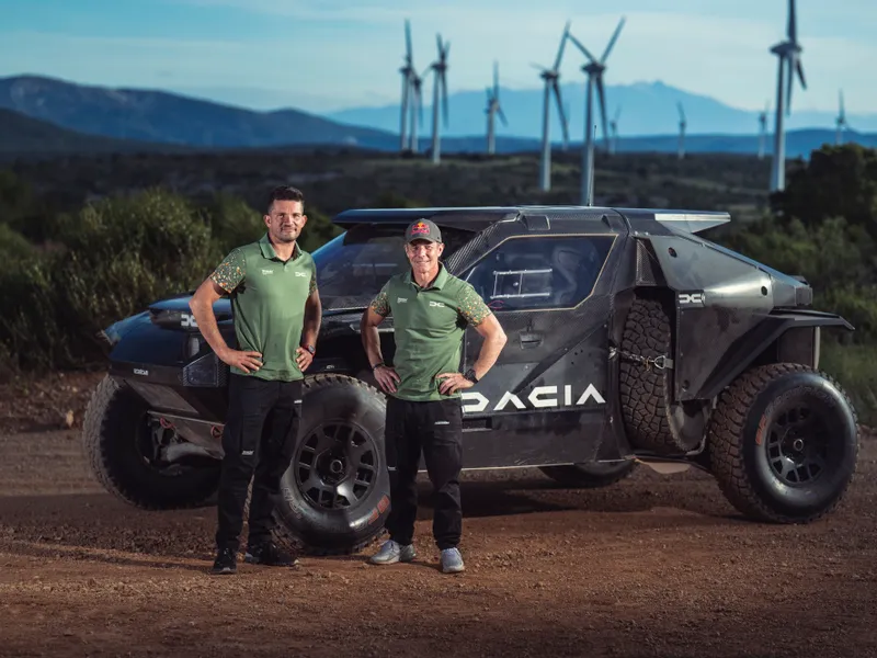 Dacia Sandrider „zboară” spre Dakar 2025. Loeb și Al-Attiyah, mulțumiți după primele teste - Foto: Dacia