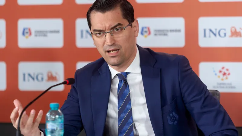 Răzvan Burleanu, președintele FRF. Foto: Profimedia Images