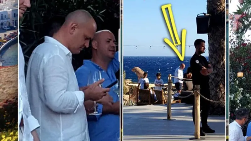 Sebastian Ghiță, în insula grecească Mykonos- Foto: Libertatea.ro