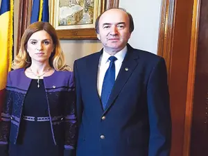 Tudorel Toader și secretarul de stat Marieta Safta