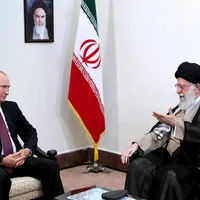 Putin se duce personal după drone în Iran/foto: Office of the Iranian Supreme Leader