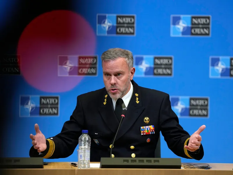 Amiral Rob Bauer, președinte al Comitetului militar al NATO/Foto: Profimedia Images