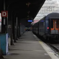 Poliţiştii au efectuat verificări în 171 de staţii şi triaje de cale ferată şi 172 de trenuri de călători - Foto: INQUAM PHOTOS/ George Călin