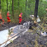 Două persoane au murit după ce un avion de mici dimensiuni s-a prăbușit în Giurgiu