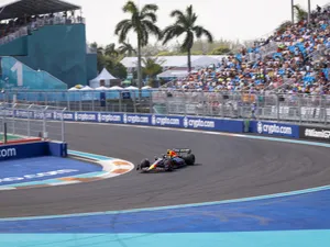 Sergio Perez s-a impus pe grila de start de la Miami. - Foto: Profimedia Images