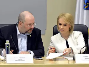 Primarul Capitalei, Gabriela Firea, și viceprimarul Aurelian Bădulescu Foto: Facebook