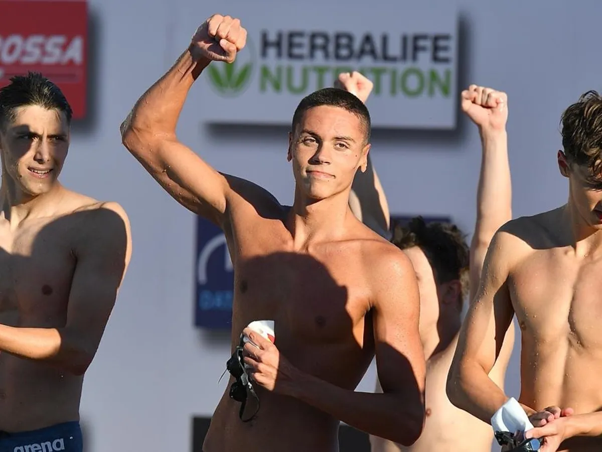 David Popovici a câștigat trei medalii la Roma, la Campionatul European de Juniori Foto: Facebook