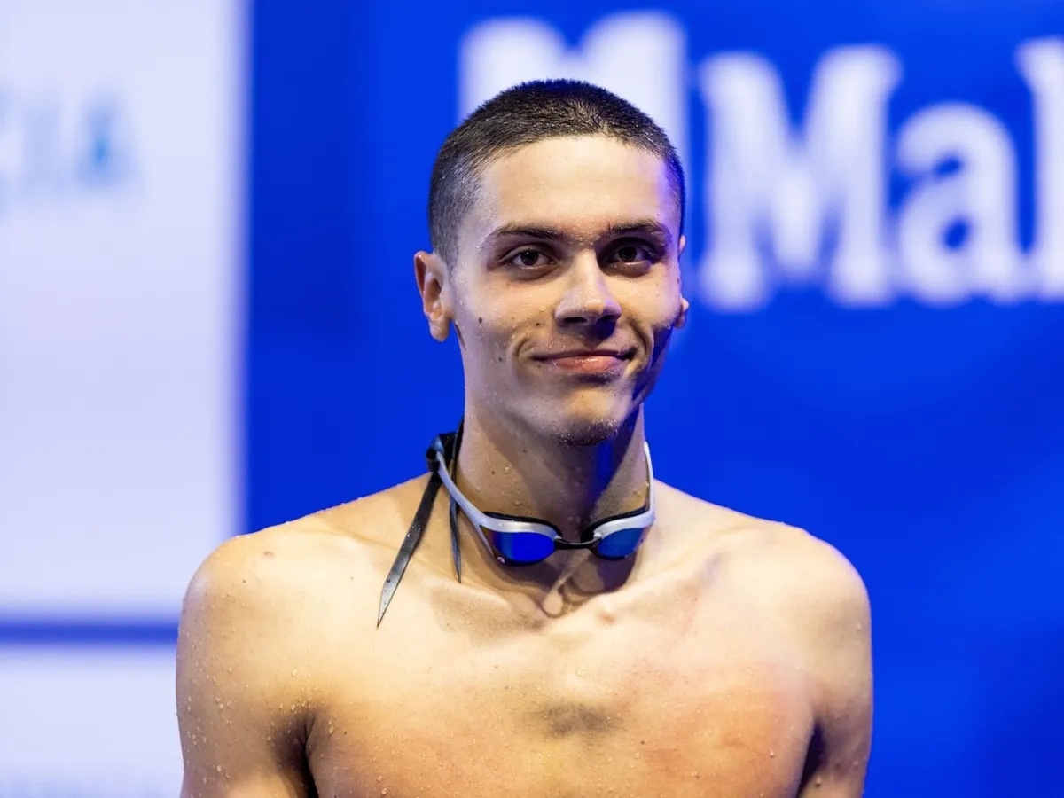 David Popovici, din nou pe primul loc! A câștigat proba de 100 m liber în circuitul Mare Nostrum - Foto: Profimedia Images
