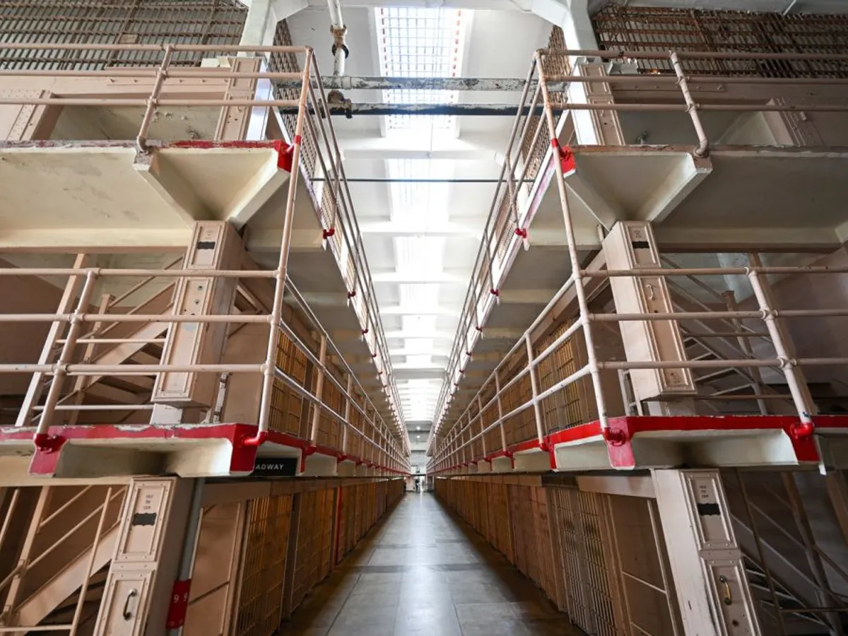 Imagine cu interiorul fostei închisori Alcatraz, astăzi muzeu - Foto: Profimedia Images