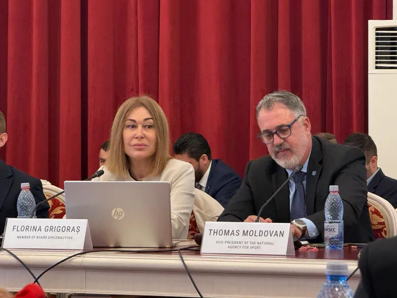 Flrina Grigoraș și Thomas Moldovan Foto: diplomacy 360