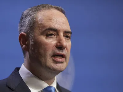 Ministrul Finanţelor, Alexandru Nazare, în conferinţă de presă - Foto: INQUAM PHOTOS/Octav Ganea
