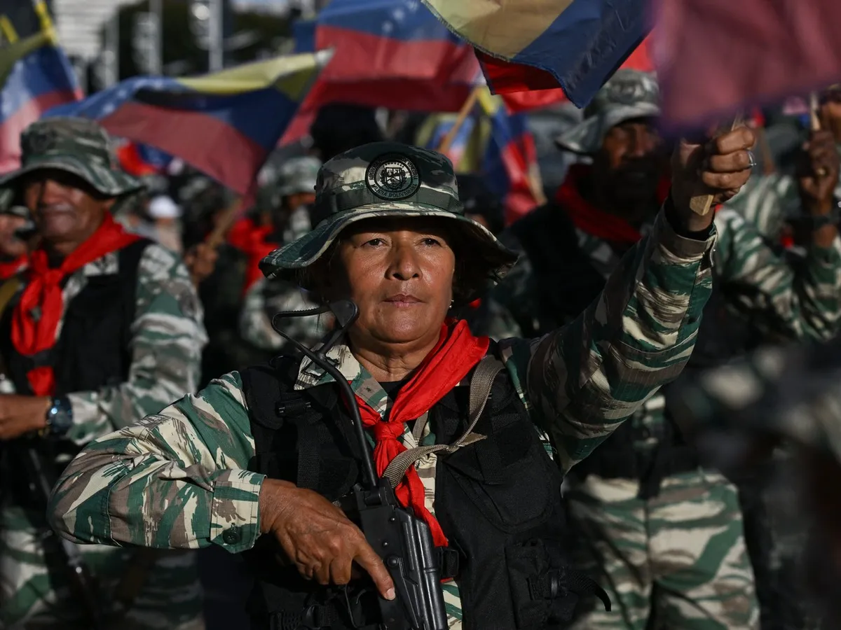 Poliția civică din Venezuela, pregătită să înfrunte SUA - Foto: Profimedia Images