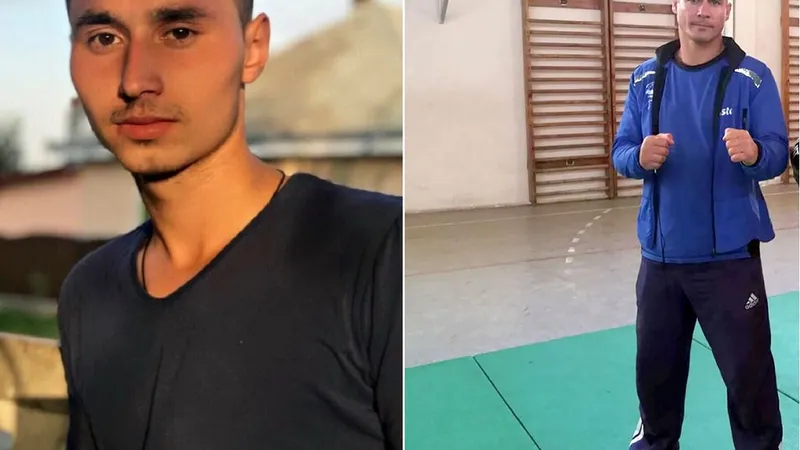 Ionut-Valentin Boboc, de 22 de ani și Iacob-Bebe Chers, de 46 de ani, sunt acuzați că l-au înjunghiat mortal pe Denzil McKenzie, în vârstă de 56 de ani Foto: daily.mail.co.uk/gorjonline.ro