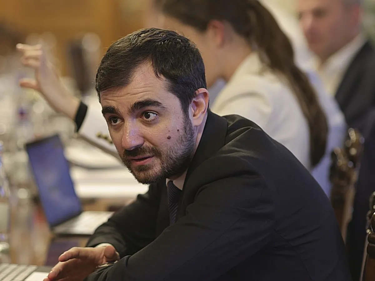 Claudiu Năsui, la negocierile din decembrie pentru programul de guvernare - Foto: INQUAM PHOTOS/Octav Ganea