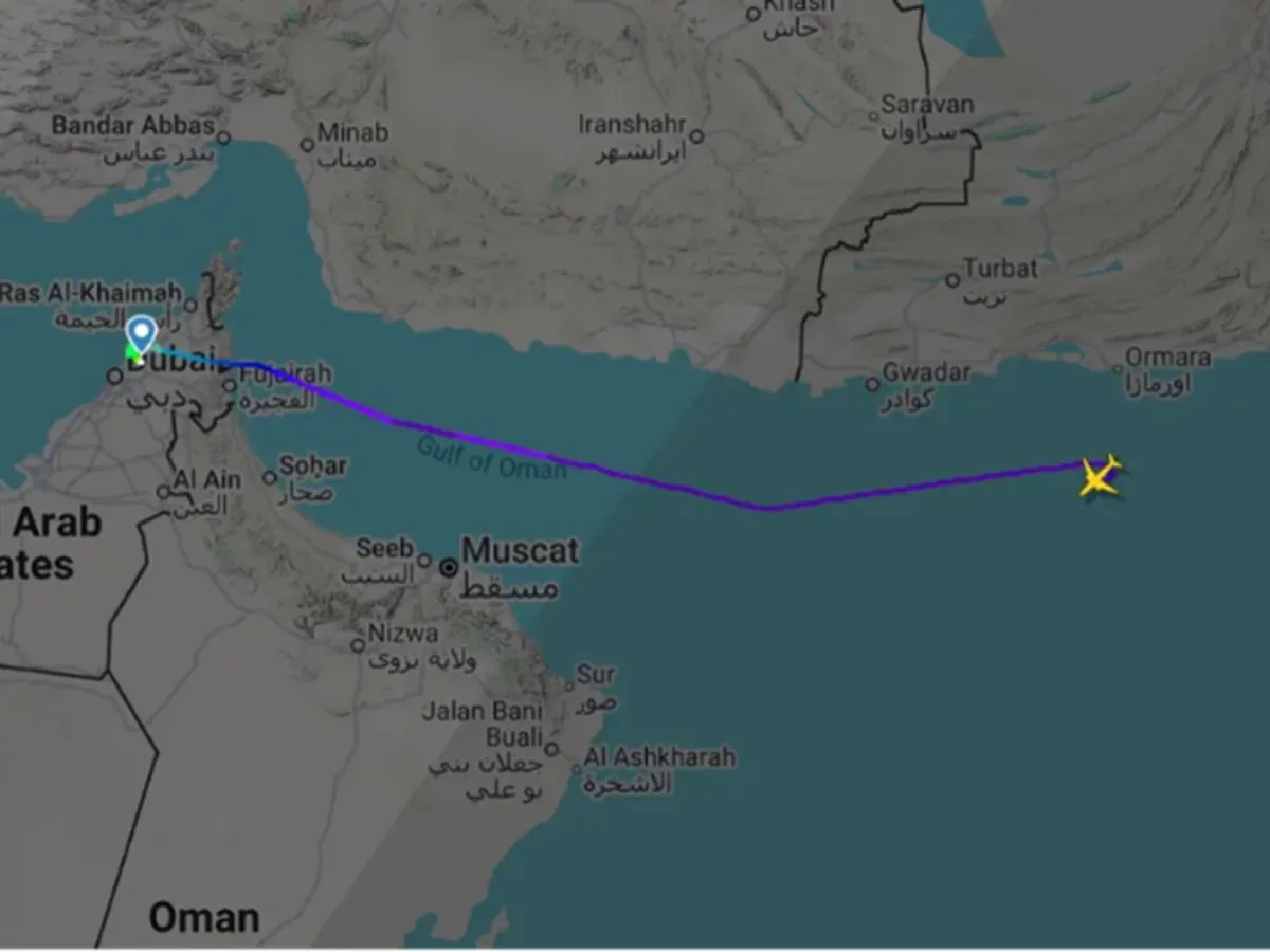Avion dispărut de pe radar - Foto: captură Flightradar24