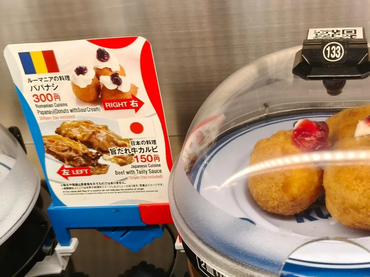 Incredibil! Papanașii românești, în meniul unui lanț de sushi din Japonia. De 3 ori mai ieftin ca în România