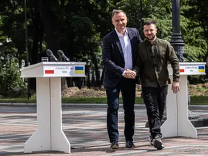 Duda, alături de președintele Ucrainei - FOTO: FB