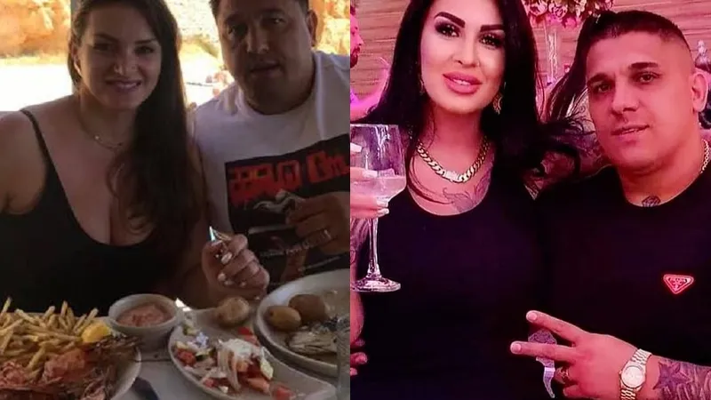 Petronel Corduneanu (stânga) a fost lăsat liber după ce i-a dat doi pumni Diamantului Roz, soția lui Beleaua (dreapta) Foto: Facebook