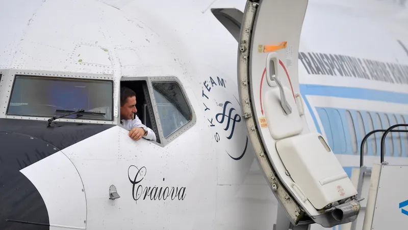 Pilot TAROM, în grevă: Zburăm și 7 zile consecutive Salariile, la jumătate față de Wiz Air FTOTO Inquam Photos / Alex Nicodim