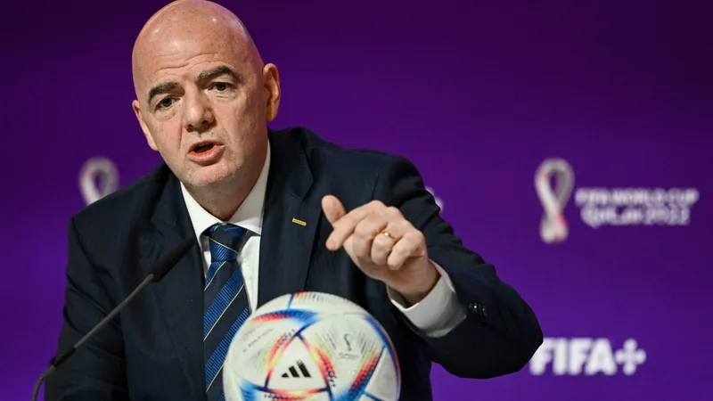 Președintele FIFA - FOTO : TWITTER