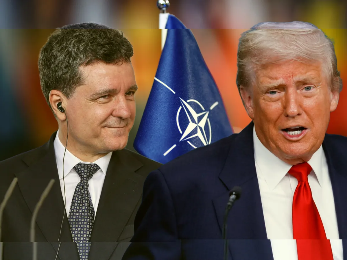 Nicușor Dan, peste Trump, la încredere - Foto: Profimedia images