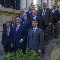 Kuzmin, Adrian Năstase, Corlățean - Foto: Fundația Titulescu