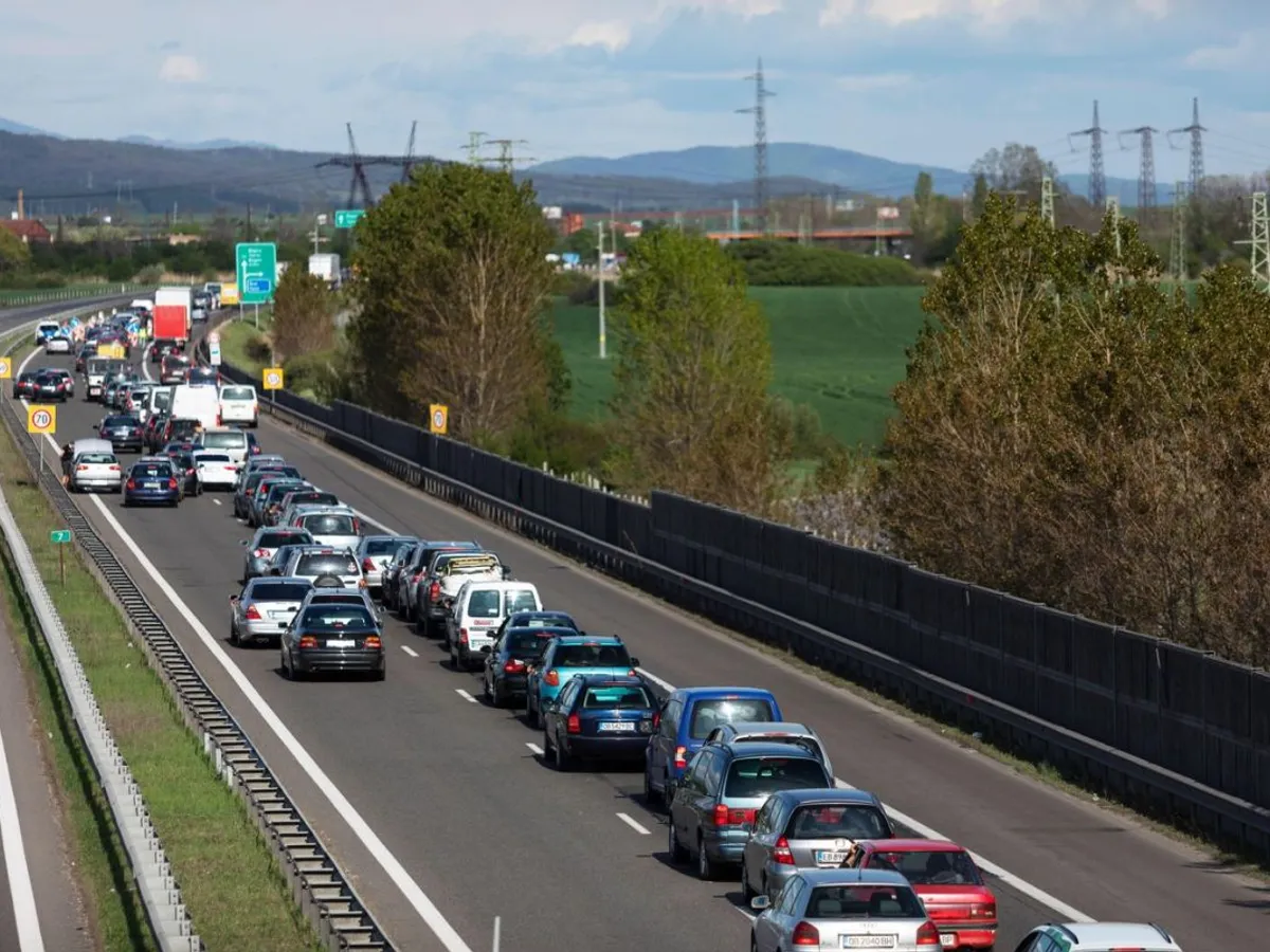 Autostrada de exit din capitala Sofia, în aprilie 2020, în plină epidemie de Covid - Foto: Profimedia Images (Imagine cu caracter ilustrativ)