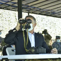 Iohannis, după exercițiul militar Justice Sword 21: Noi ne pregătim pentru apărare pe flancul estic/FOTO: presidency.ro