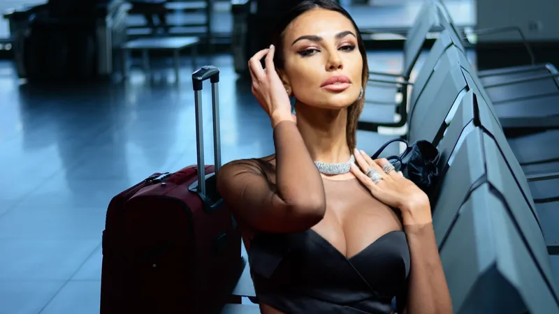 Mădălina Ghenea prădată în aeroportul din Roma. Hoții i-au valiza plină cu bijuterii de lux - FOTO: Profimedia
